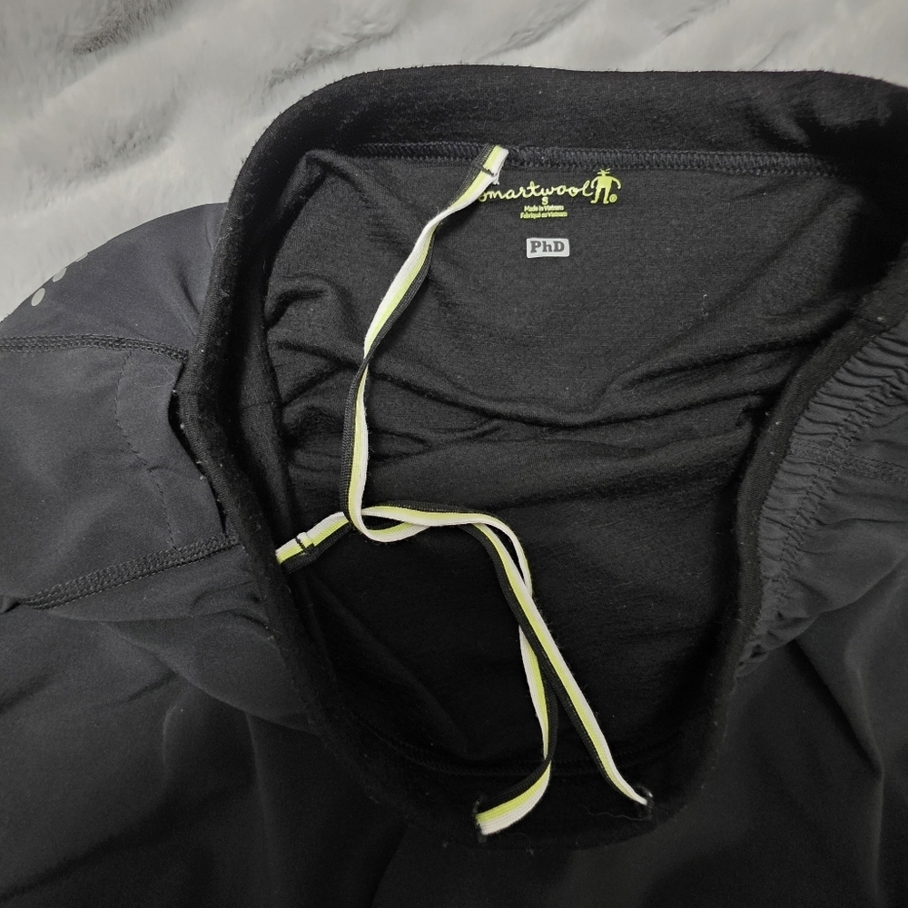 Smartwool Black Athletic Mens Shorts with Drawstring Size Small - Picture 6 of 10
